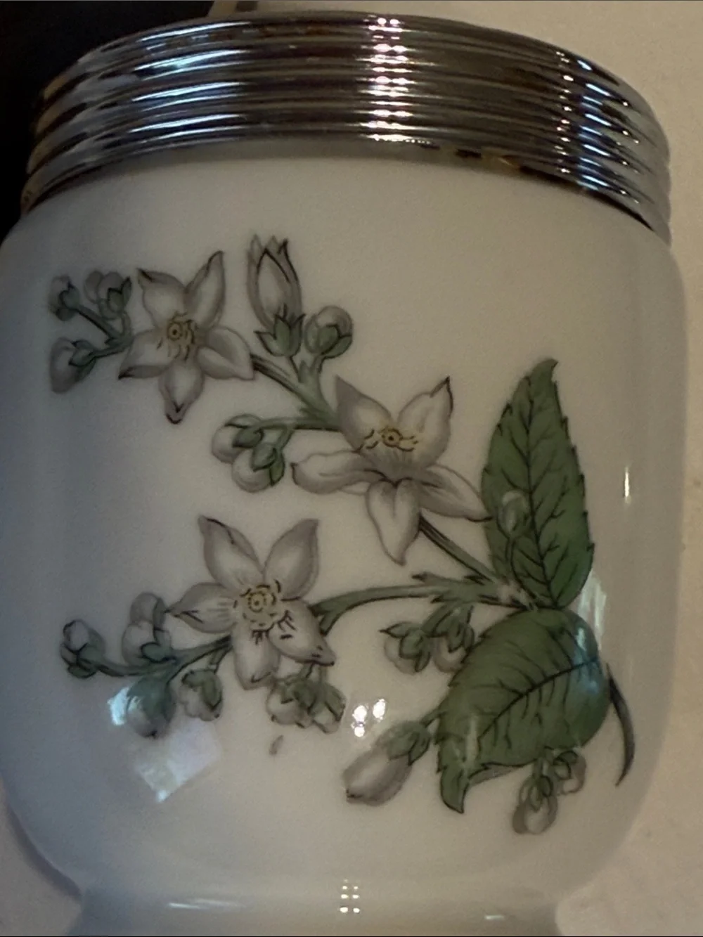 Vintage 1950’s Type 1 Royal Worcester Valencia Porcelain Egg Coddler